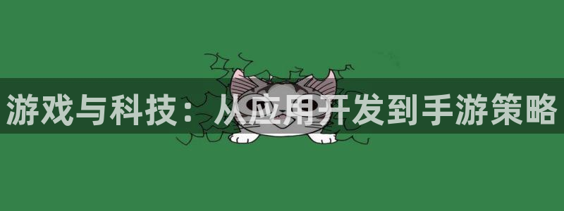 摩根娱乐是个什么平台啊多少钱：游戏与科技：从应用开发到手游策